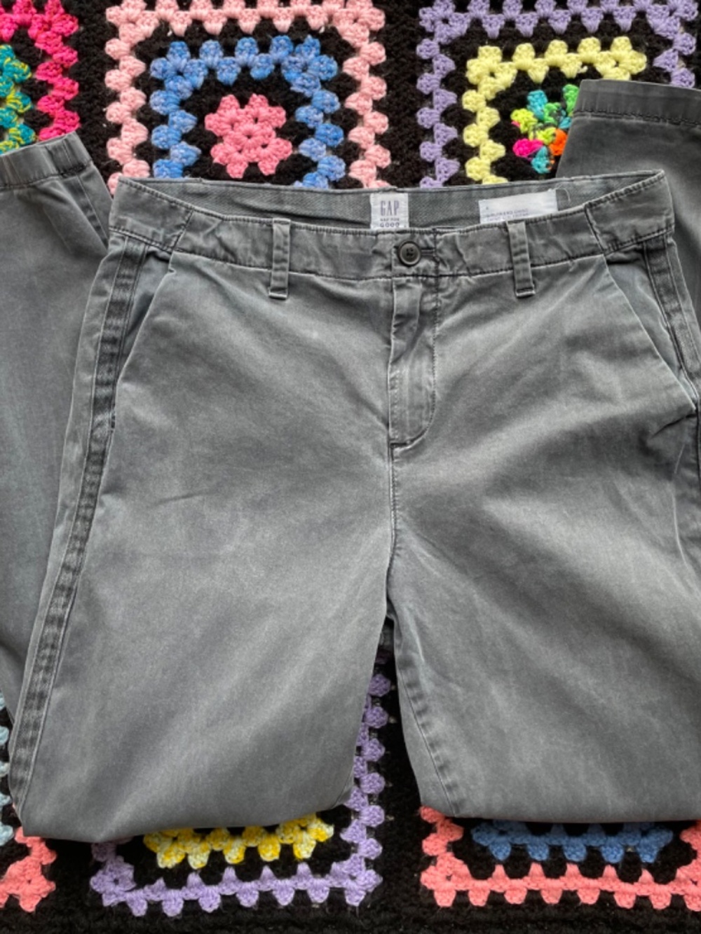 Gap Straight Leg Girlfriend Chino Pants
